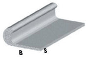 PROFILO CROMO H.200 CM UNGHIETTA 18X1 MM- ARCANSAS- 5,0 pz