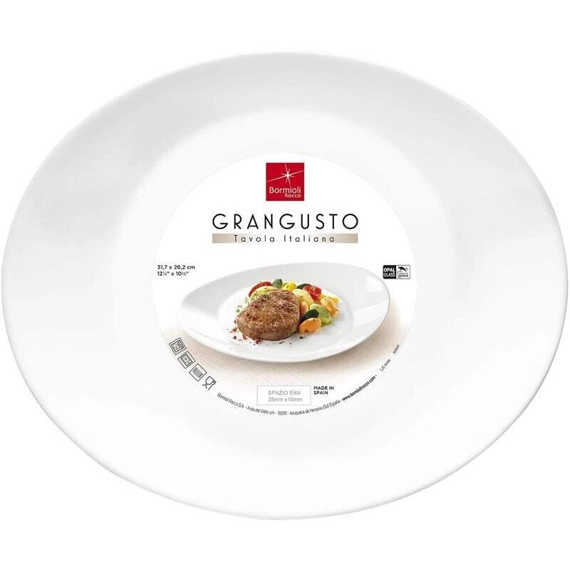 PIATTO PIANO STEAK PER CARNE LINEA GRANGUSTO 32 CM