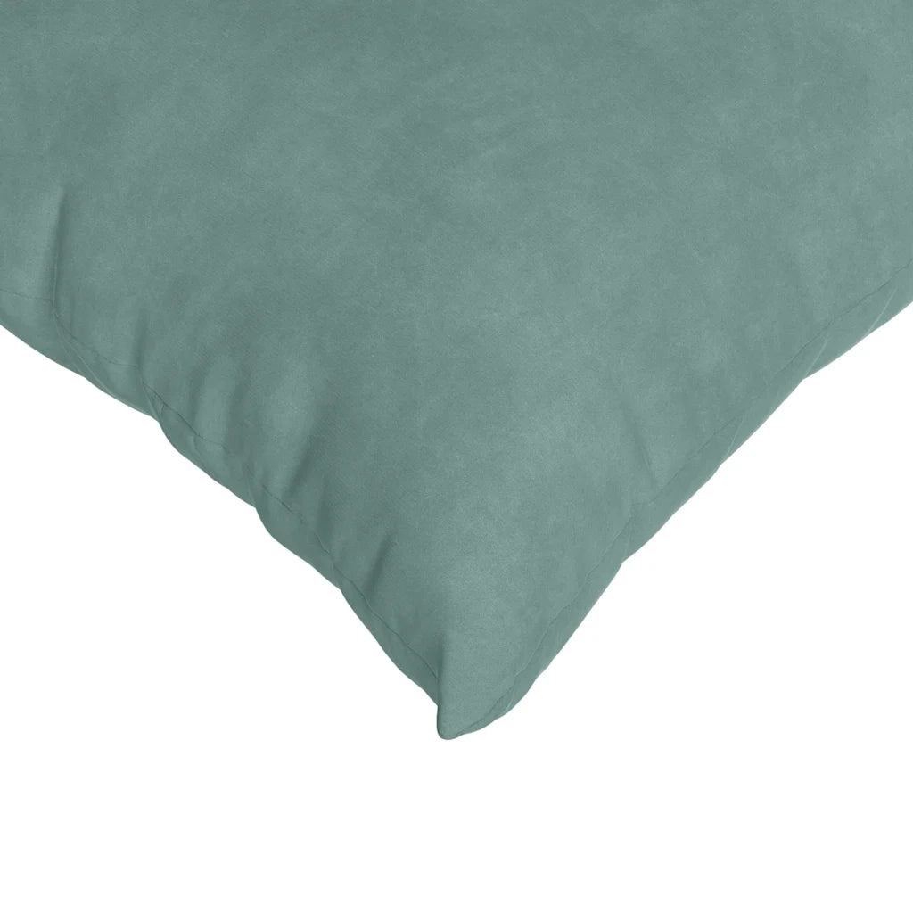 Cuscini da Divano 2 pz-Set di 2 Cuscini per Sofa Verde Mare 70 x 50 cm Tessuto in Cords