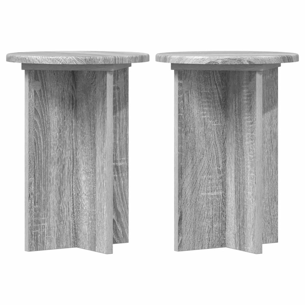 Supporto per piante | Sostegno per piante 2 pz Grigio Sonoma ?29,5 x 40 cm