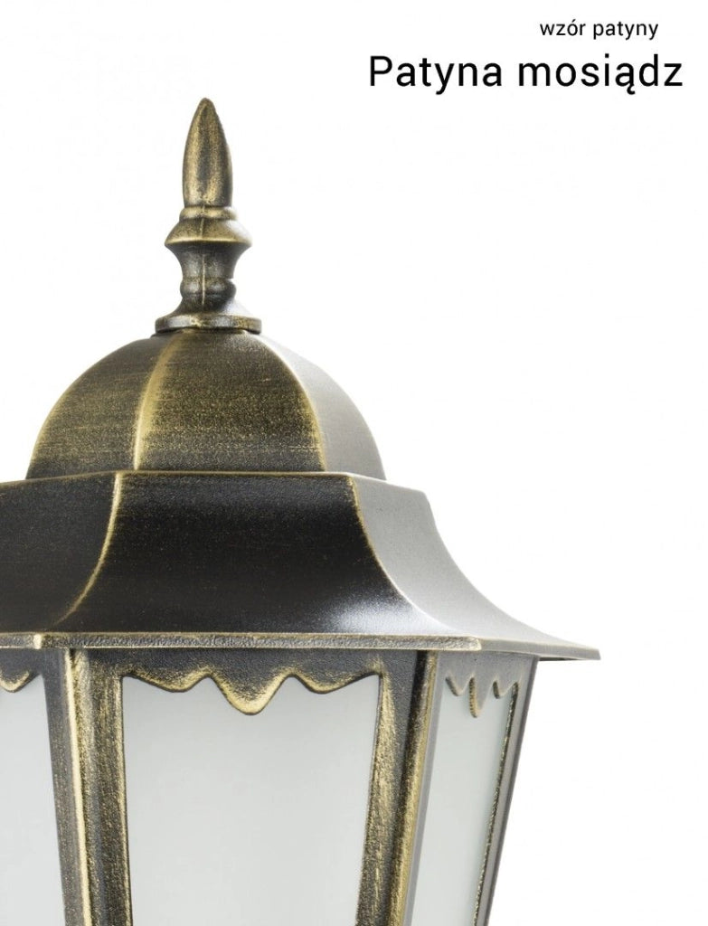 Lampada a sospensione esterna Retro nera IP43 E27 SU-MA