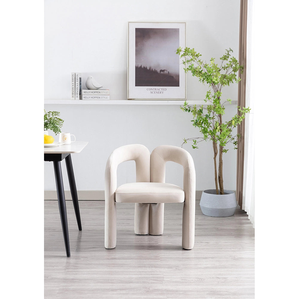 Set 2 Sedie da Pranzo in Velluto - Xylo - Design Moderno, Imbottite