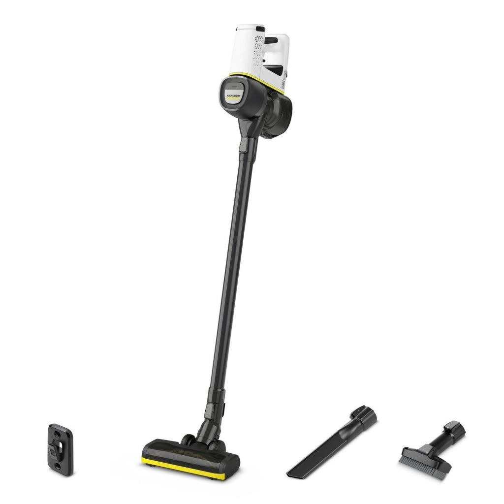 KÄRCHER 1.198-630.0 VC 4 Cordless myHome Aspirapolvere a bastone 2 in 1 senza sacco 650 ml autonomia fino a 30 min 79 dB colore Nero Giallo