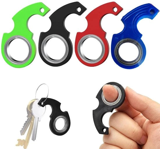 Fidget Spinner Roterante - Fidget Spinner Portatile - Materiale ABS di Alta Qualità - Compacto - 3-5 Minuti di Divertimento Rotatorio