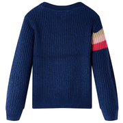 Maglione per Bambini Lavorato a Maglia Blu Marino 140
