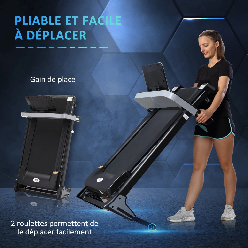 Tapis Roulant Elettrico Pieghevole ¨C Minimal ¨C Nero