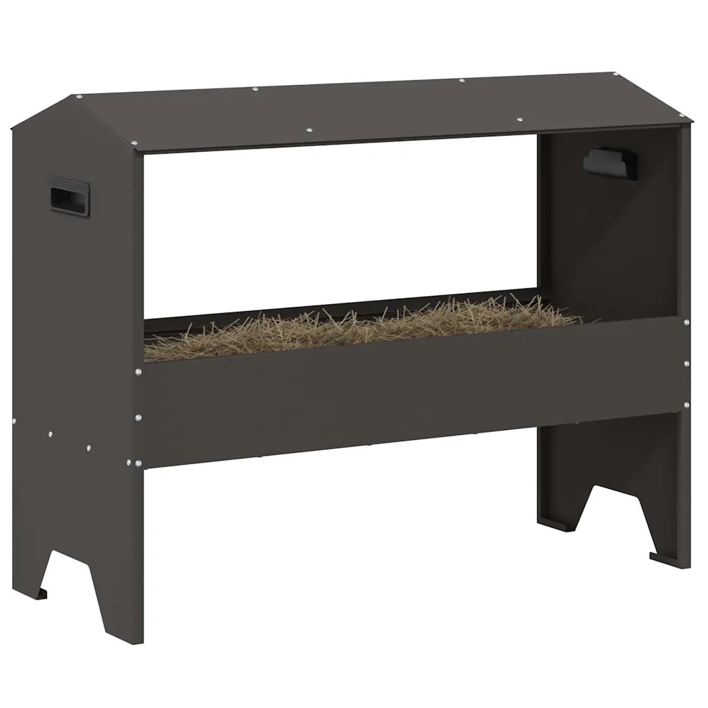 Abbeveratoio per bestiame Nero 79 x 35 x 62 cm