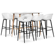 Set da Bar 7 pz Bianco