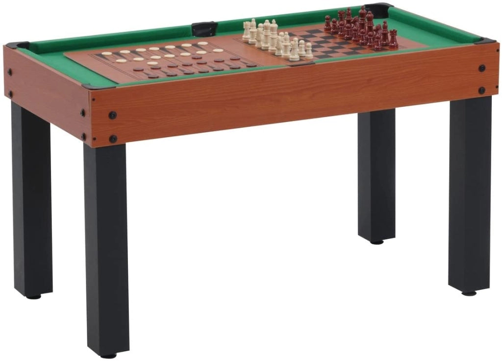 Garlando Games Tavolo Multi 12 Giochi in Uno ciliegio