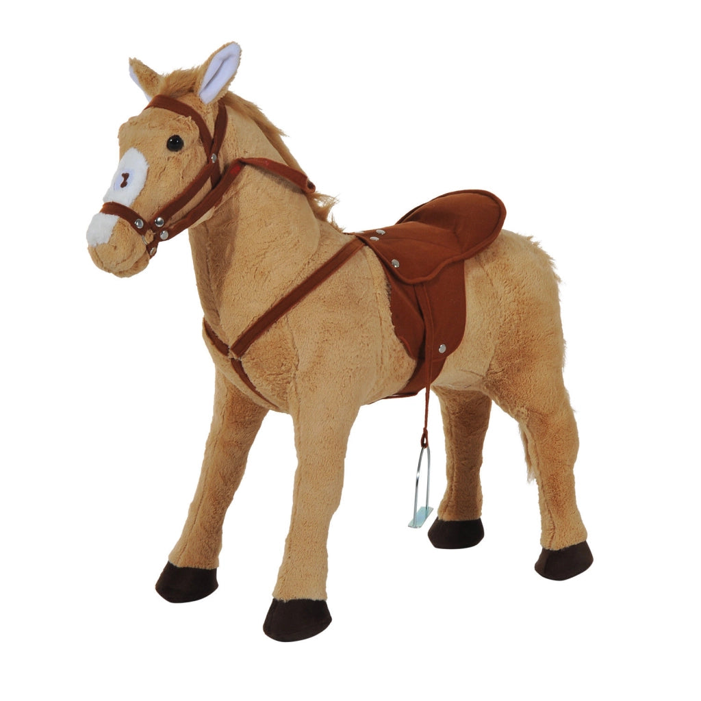 Cavallo a Dondolo su Ruote ¨C zephmum ¨C 60 cm, Beige
