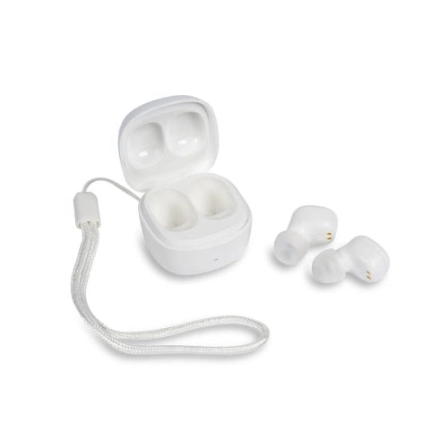 TWS AURICOLARI BLUETOOTH 5.3 VULTECH CUBE EP-20WH IN EAR, HI-FI STEREO CON CUSTODIA DI RICARICA - BIANCO