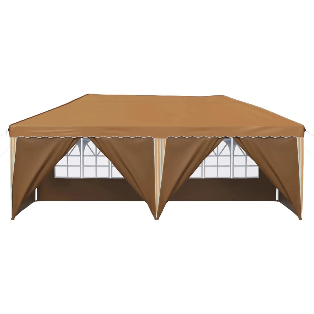 Tenda per feste a pop-up-Gazebo 575 x 288 x 245 cm Beige