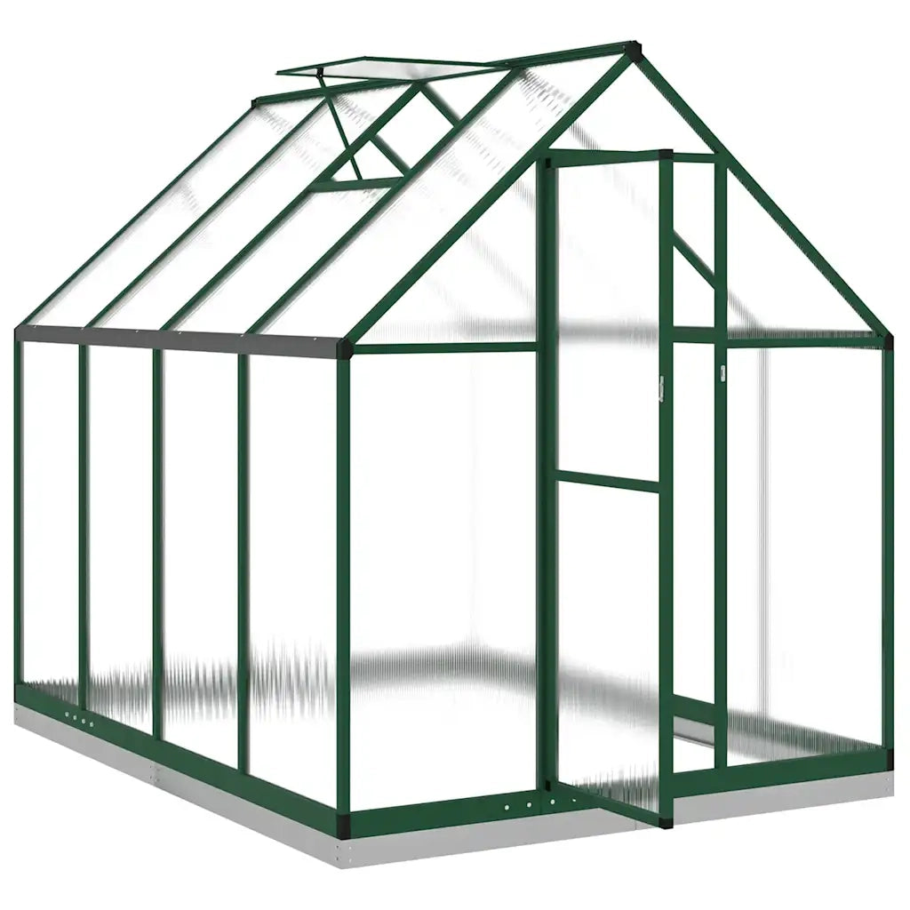 Telaio Serra con Base Verde 224x169x202 cm in Alluminio