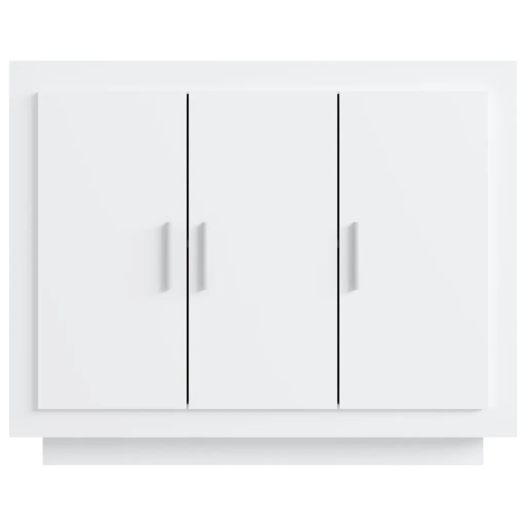 Credenza Bianca 92x35x75 cm in Legno Multistrato 811835