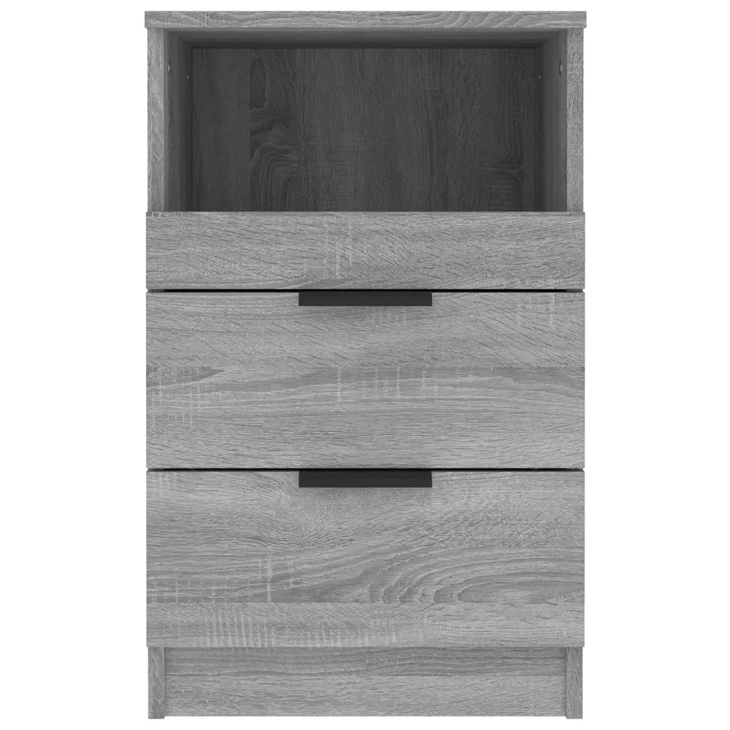 Comodino | Armadio da Notte | Mobiletto da notte Grigio Sonoma in Legno Multistrato