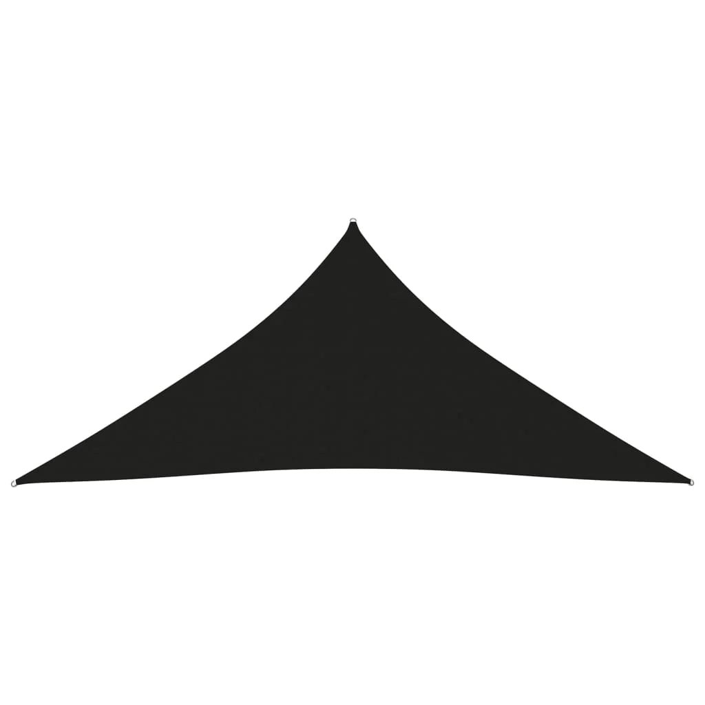 Tenda parasole/ombrellone triangolare in tessuto Oxford 5 x 7 x 7 m nero 02_0009940