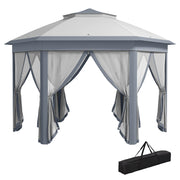 Tenda da Giardino Pieghevole 4x3,4 m ¨C Minimal ¨C Grigio