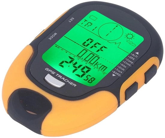 Misuratore GPS multifunzionale - Barometro Termometro - Altimetro - Compas digitale acqua resistente - Accessori professionali - Ideale per Avventurieri