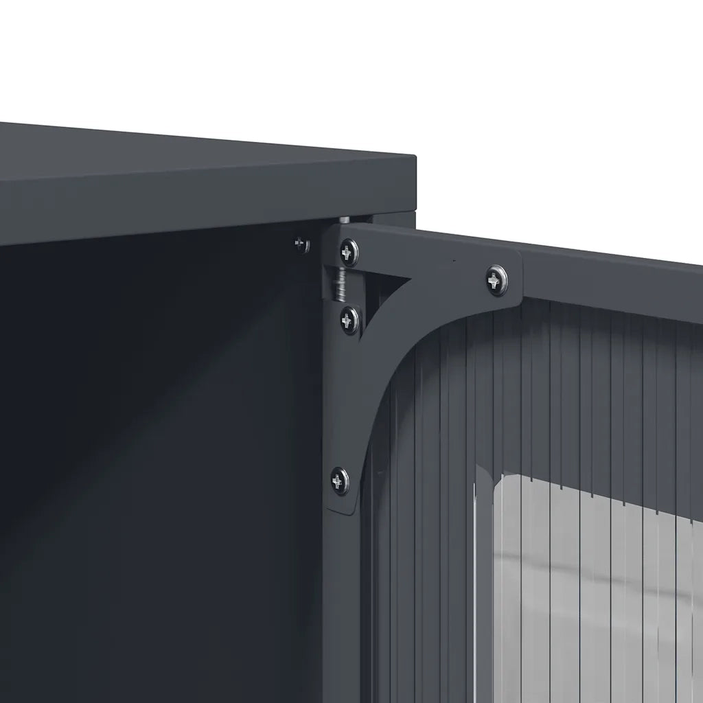 Mobile TV Antracite 100,5x39x60,5 cm in Acciaio 853382