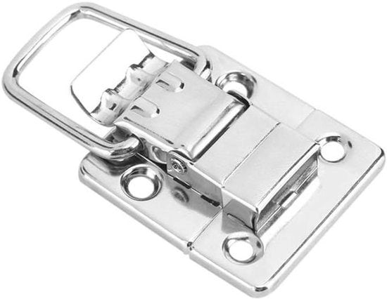 Set di 10 serrature di sicurezza - Cassa - Argento - Blocco rapido - Cassa - Adatto per casse e armadi a cassetti - Argentato - viti di sicurezza.