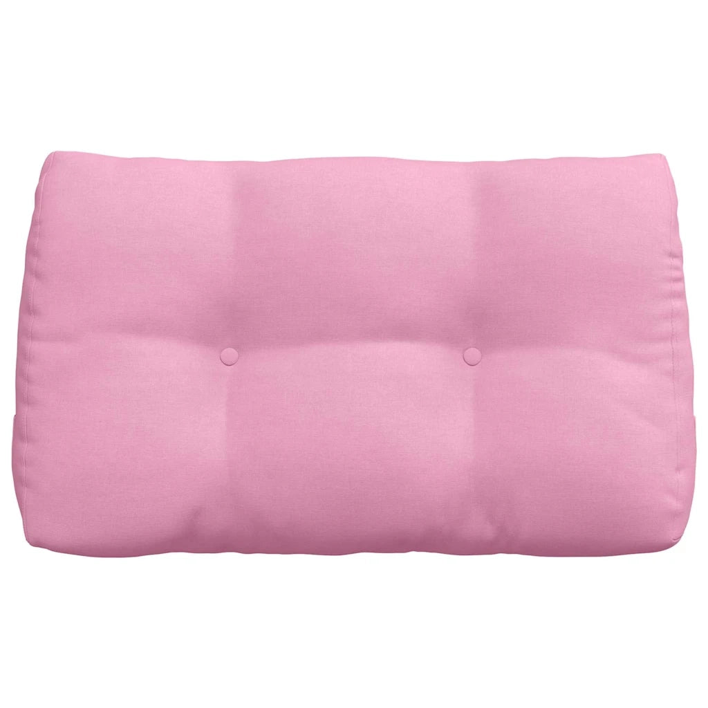 Cuscino per Schiena Rosa 80 x 24 x 50 cm Tessuto 42014427