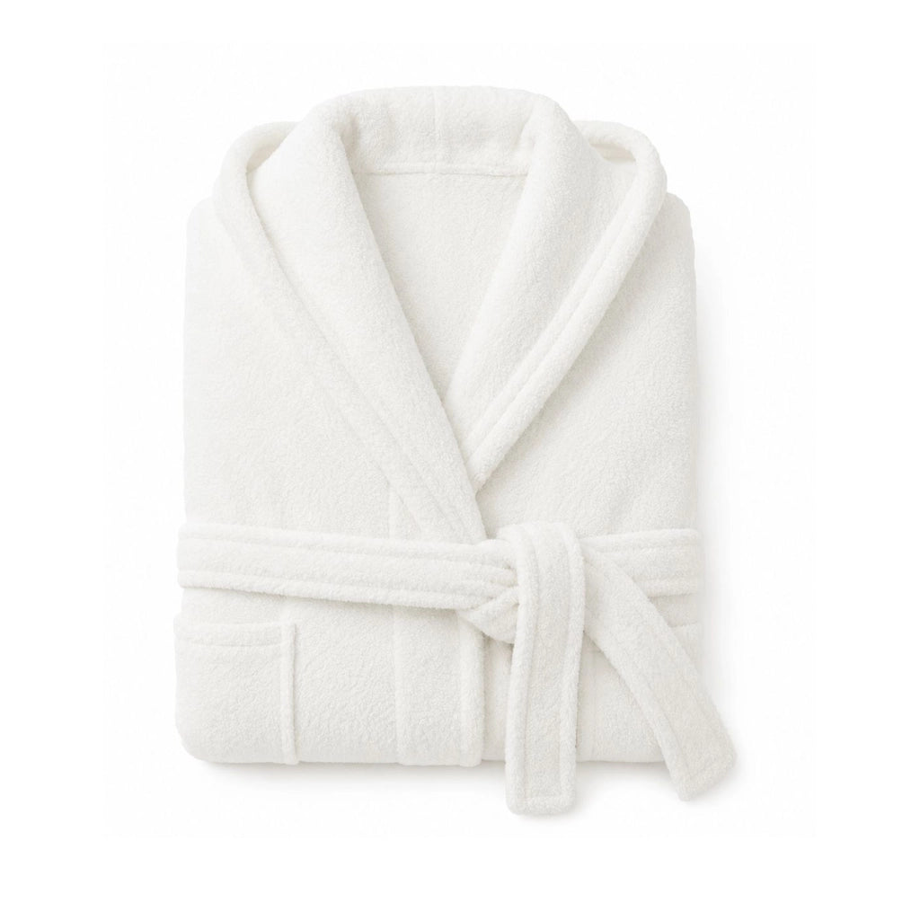 Satotite, Accappatoio 100% Cotone con Cappuccio, Bianco