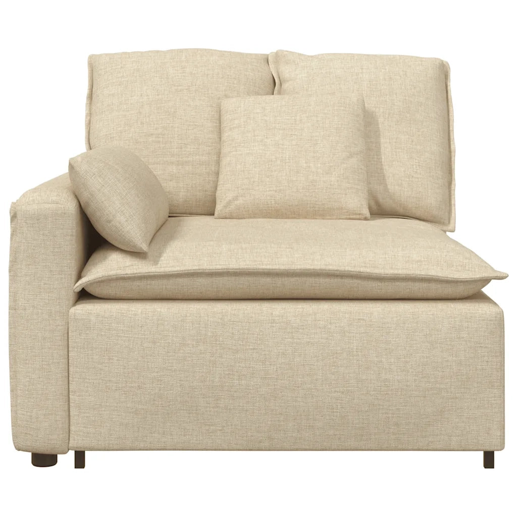 Modulo Terminale Bracciolo Divano Modulare con Cuscini-Sofa Modulare-Divanetto 100 cm 476468