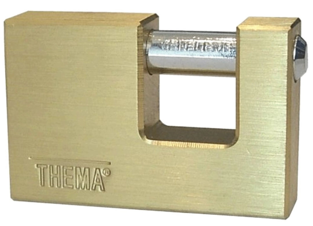 Lucchetto Rettangolare Ottone Quality Mm 90 - Sps