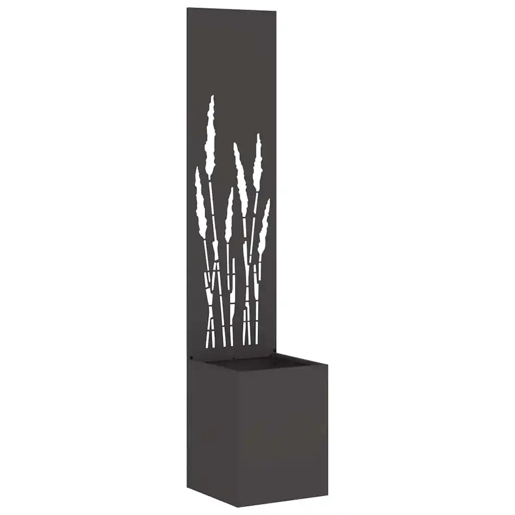 Schermo per privacy in giardino Traforo Nero 32 x 32 x 150 cm 876392