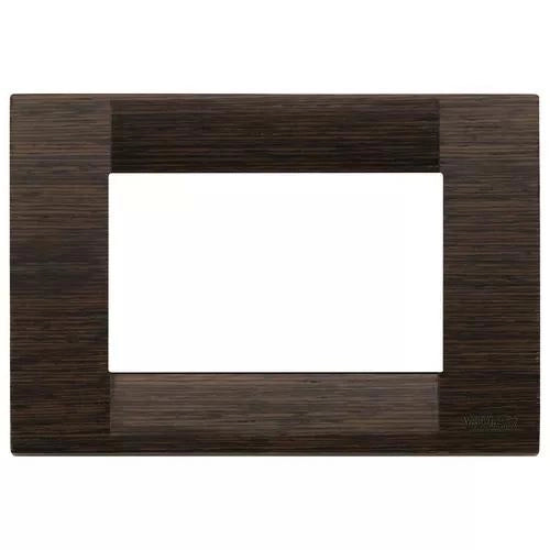 VIMAR IDEA - PLACCA 3 MODULI WENGÉ