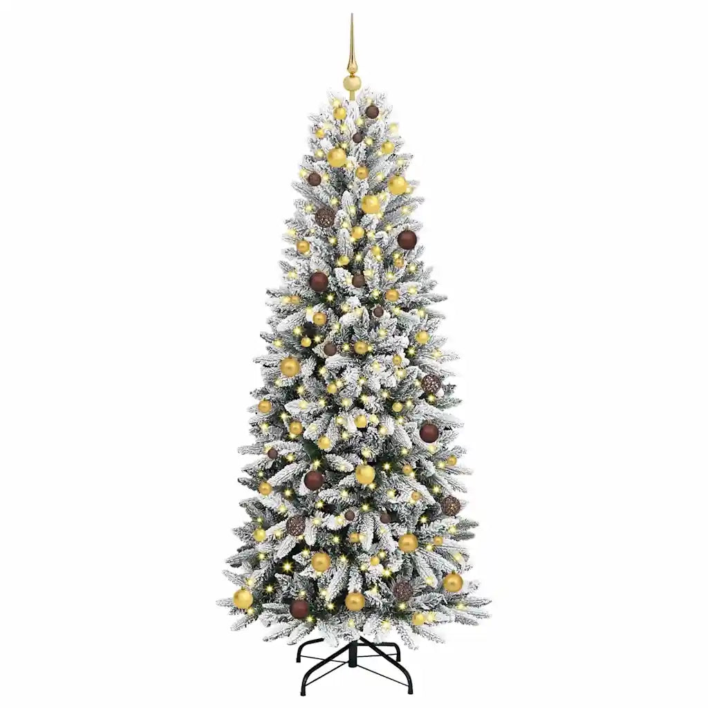 Albero di Natale artificiale Bianco 210 cm 3396054