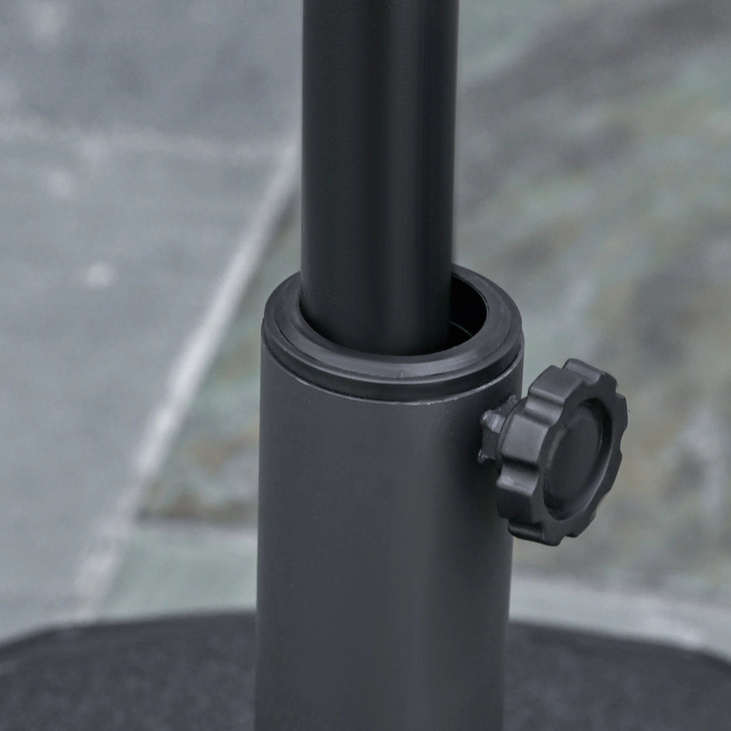 Base per Ombrellone in Plastica ¨C Minimal ¨C ?55cm, Nero