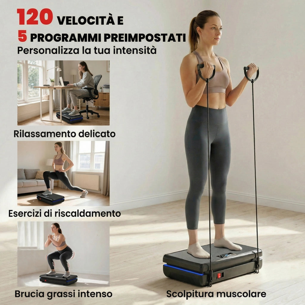 Pedana Vibrante ¨C zephmum ¨C 120 livelli, 5 programmi