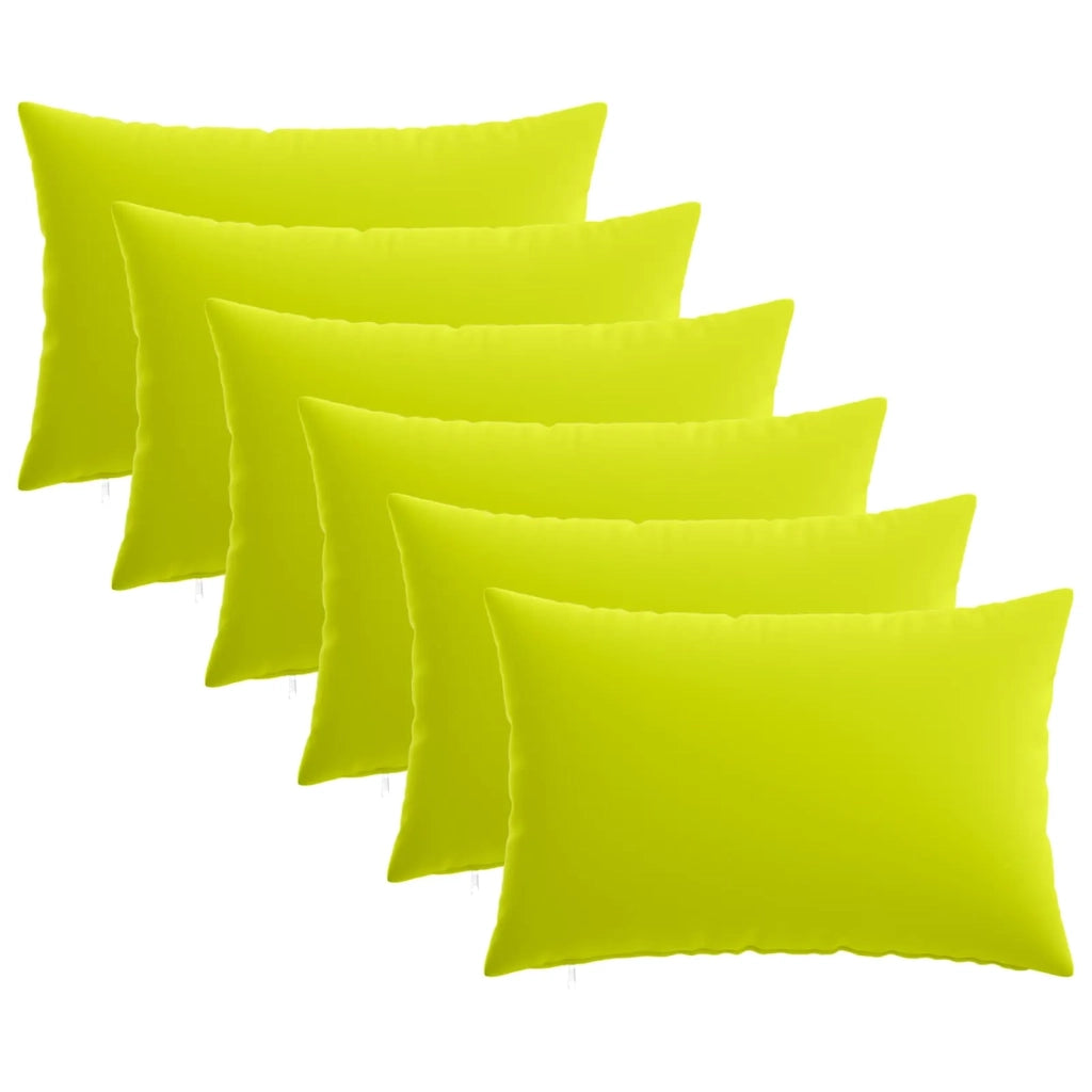 Federa 6 pcs HEERLEN Verde brillante. 50 x 70 cm Poliestere 911388