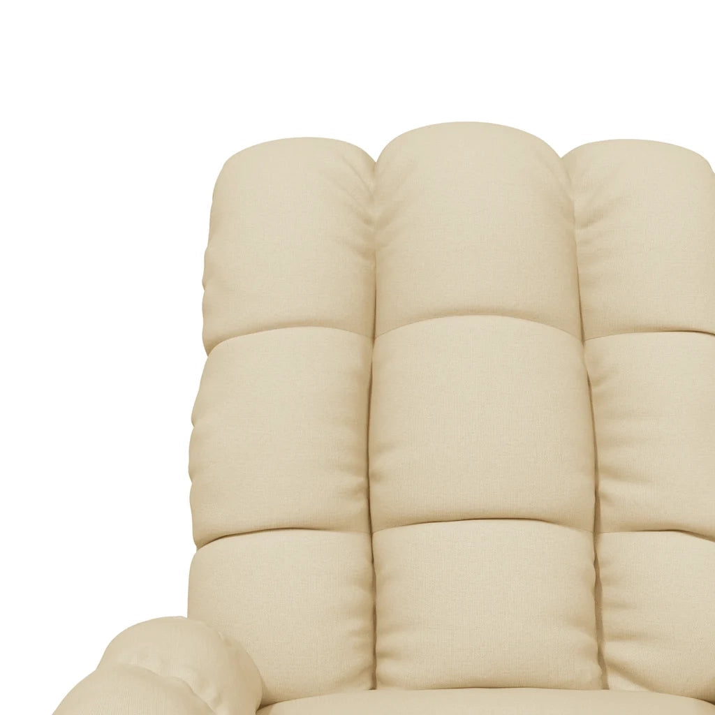 Poltrona Massaggiante Crema in Tessuto 289815