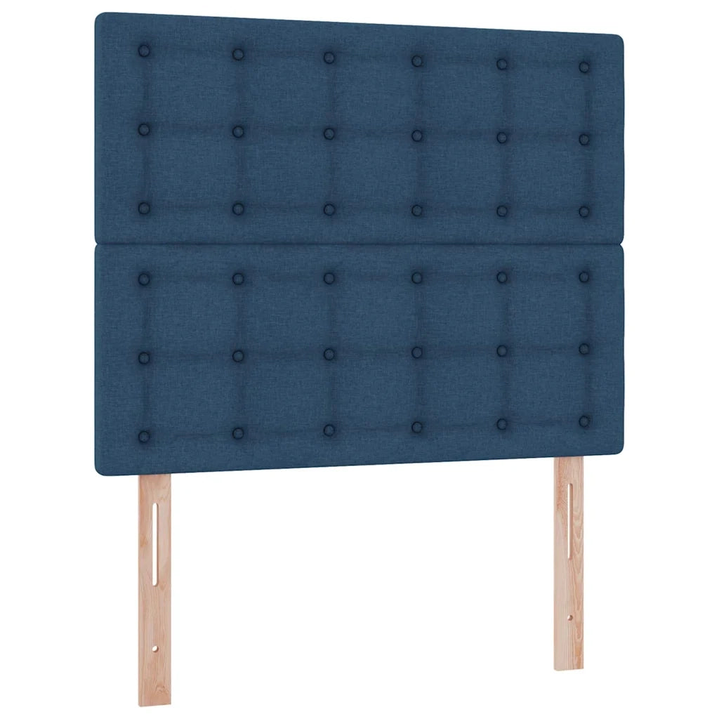 Letto con contenitore e materasso Blu 120 x 200 cm Poliestere 3371903