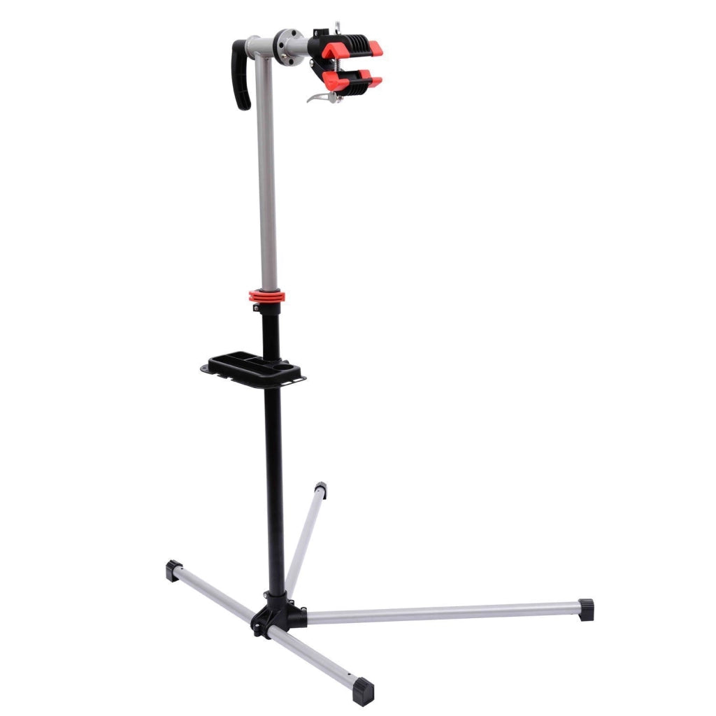 Cavalletto Riparazione Bici Regolabile Girevole ¨C Xylo ¨C 100x66x180 cm Nero