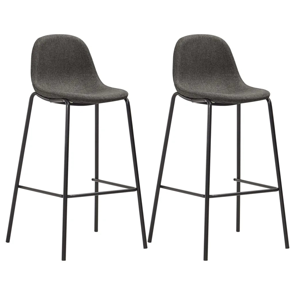 Set da Bar 3 pz in Tessuto Grigio Scuro 279955