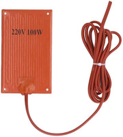 Pavimento di riscaldamento in gomma silicone - 100W per schede di controllo - 90x150mm - Regolazione di temperatura - Adatto per elettronica - Fornito con...