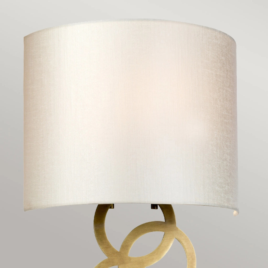 Applique Curtis ottone anticato crema 29cm E27 Elstead