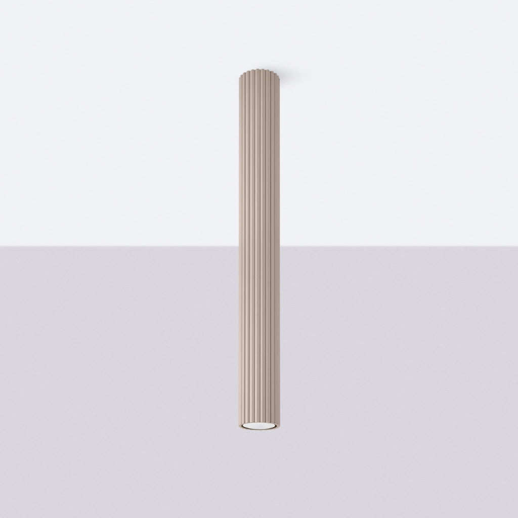 Lampada da soffitto KARBON 60 taupe