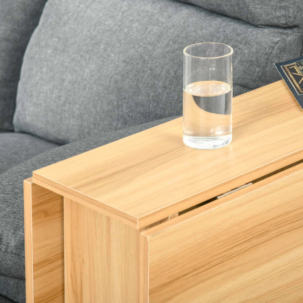 Tavolo pieghevole da pranzo ¨C Minimal ¨C legno naturale 80x140x74 cm