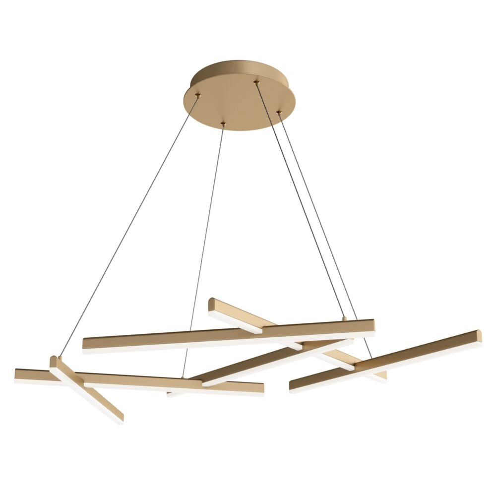Lampada a sospensione oro LED Line Maytoni MOD016PL