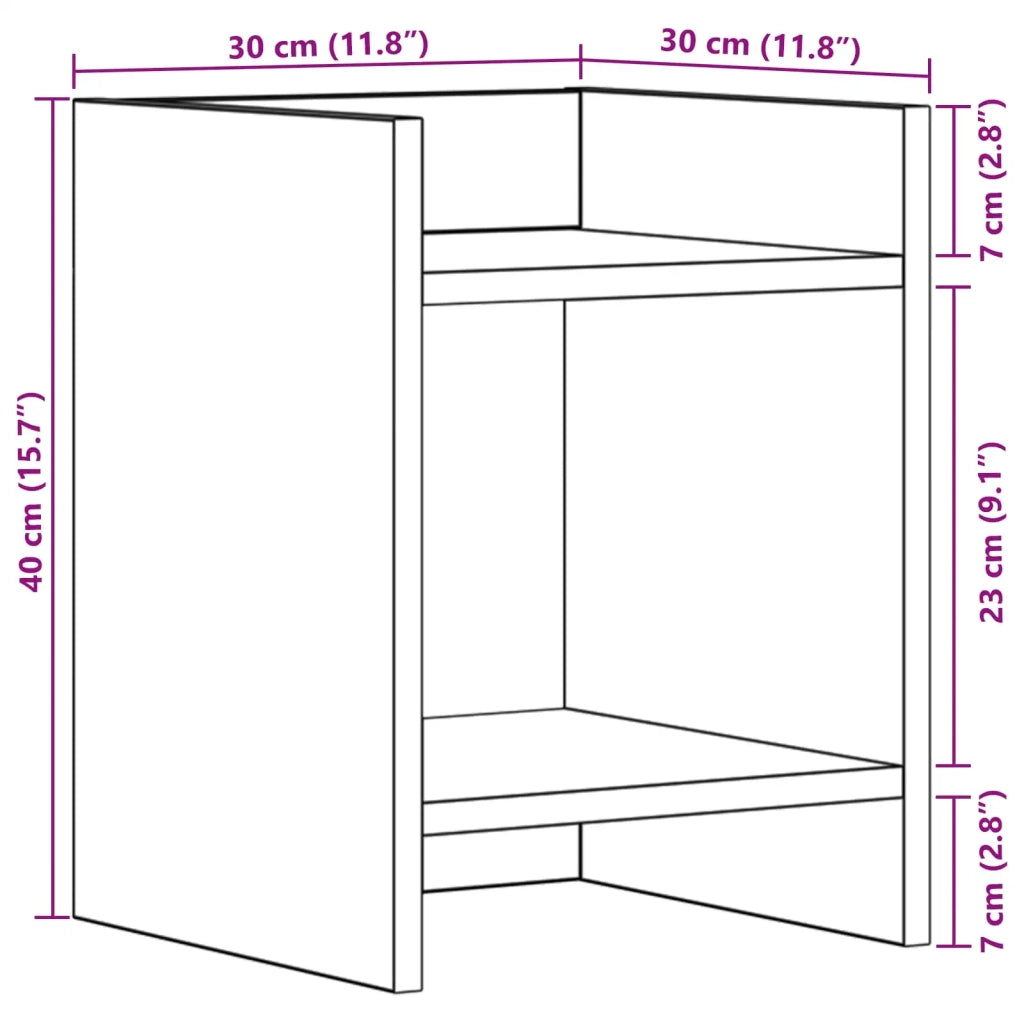 Supporto per piante | Sostegno per piante 2 pz Legno vecchio 30 x 30 x 40 cm