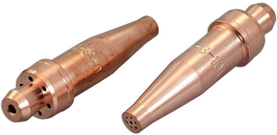 Acetilene Snijtips con Regolazione della Diametro 6-10 mm - Flusso di Gas 25-30 l/min - Consumo di Carburante 3-5 ml/min - Pre-auszione 0,6 l/min - Set di Snipper