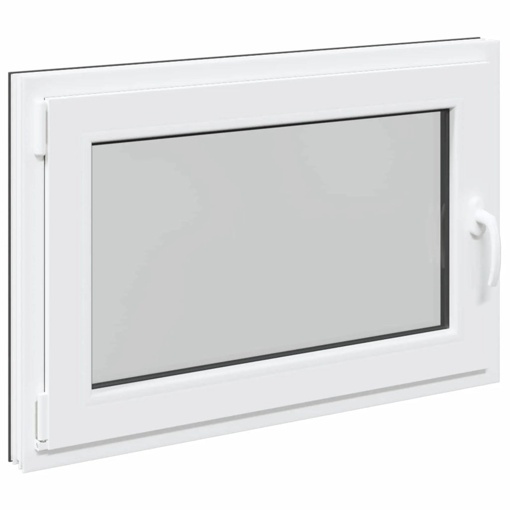 Finestra per Soffitta RISOR 90 x 50 cm PVC e Vetro Antracite 42047326