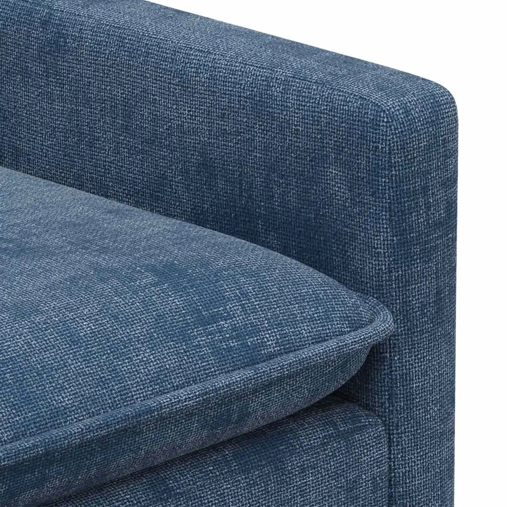 Set di divani 2 pcs Blu Poliestere 3417093