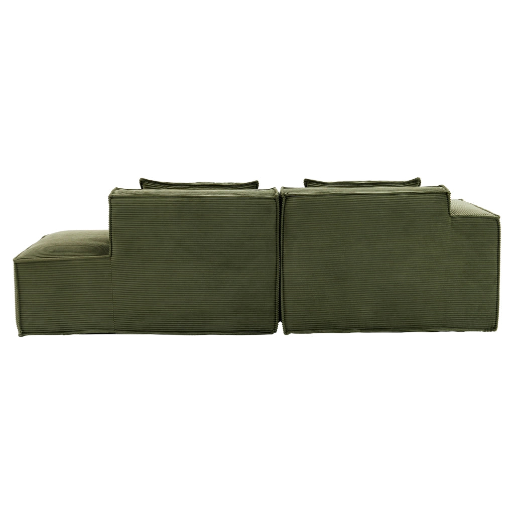 Divano 2 Posti con Cuscini ¨C MINIMAL ¨C Tessuto, 235 cm