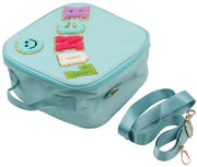 Tas termica per pranzo - Tas per pranzo isolata - Sostenibile e resistente al grasso - Blu chiaro - Tas per pranzo per scuola e picnic - Adatta per bambini e adulti - Dimensioni: 20 x 15 x 10 cm - Materiale: poliester - Peso: 250 g - Temperatura di isolamento: -20°C a 120°C