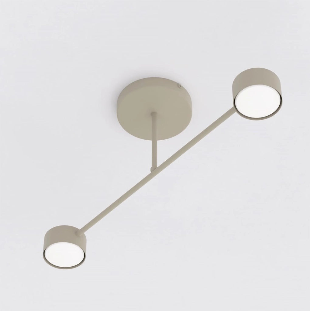 Lampada da soffitto HALO beige 2xGX53 Emibig